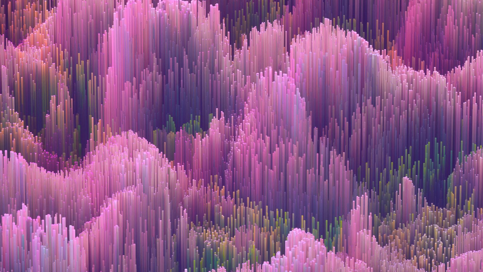 A dense abstract field of data columns: your users data, held as material nobody can read